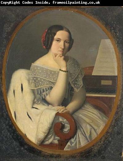 Henri-Pierre Picou Portrait of Cephise Picou, sister of the artist
